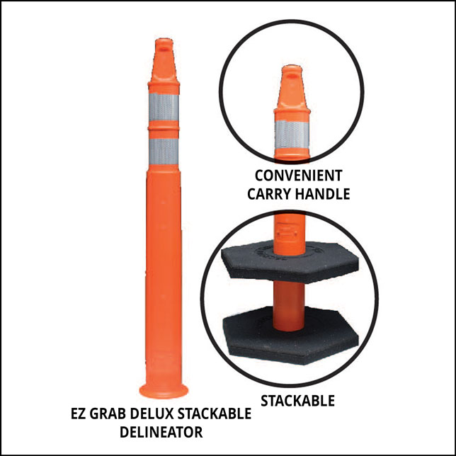 EZ Grab Delux Stackable Delineator. Renewable Energy Resources