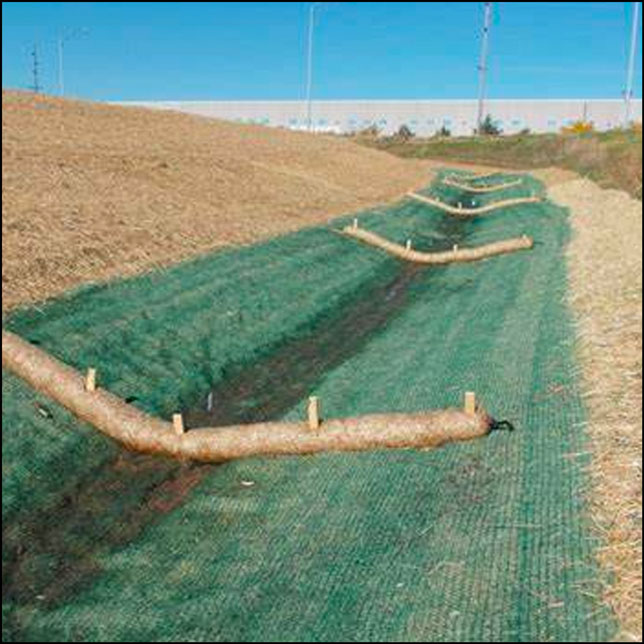 Straw Wattles. Renewable Energy Resources